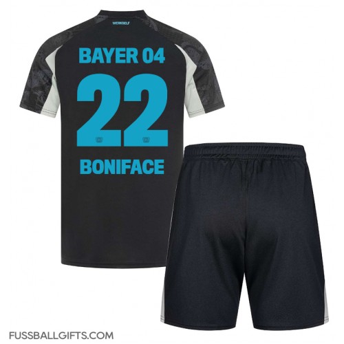 Bayer Leverkusen Victor Boniface #22 Fußballbekleidung 3rd trikot Kinder 2024-25 Kurzarm (+ kurze hosen)